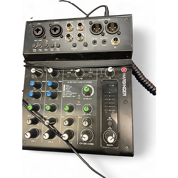 Used Harbinger lx8 Powered Mixer