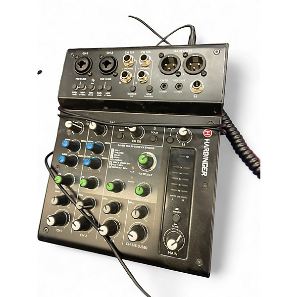 Used Harbinger lx8 Powered Mixer