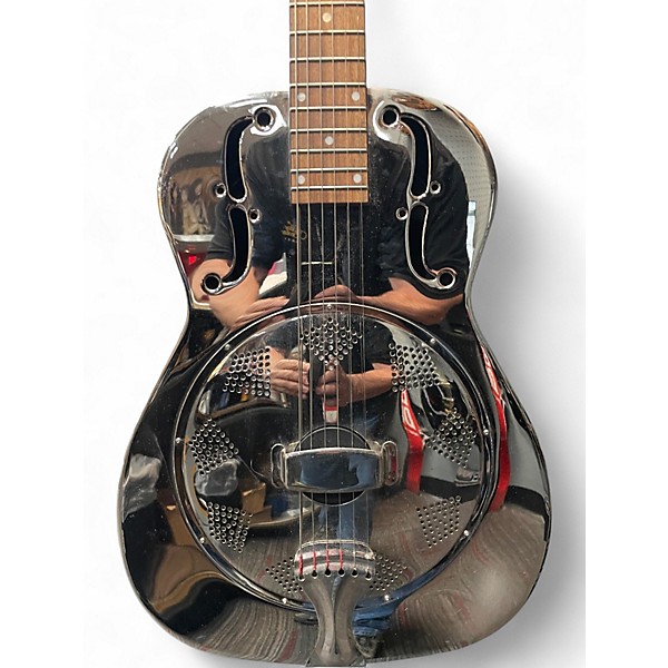 Used Regal duolian Natural Acoustic Guitar