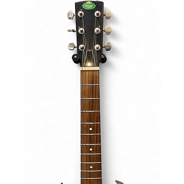 Used Regal duolian Natural Acoustic Guitar