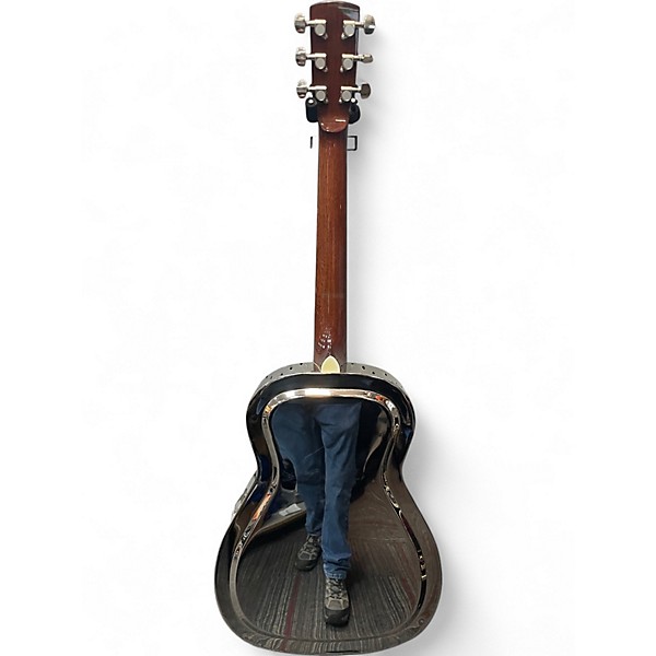 Used Regal duolian Natural Acoustic Guitar