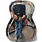 Used Regal duolian Natural Acoustic Guitar