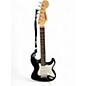 Used Starcaster by Fender Stratocaster Black Solid Body Electric Guitar thumbnail