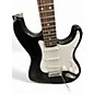 Used Starcaster by Fender Stratocaster Black Solid Body Electric Guitar