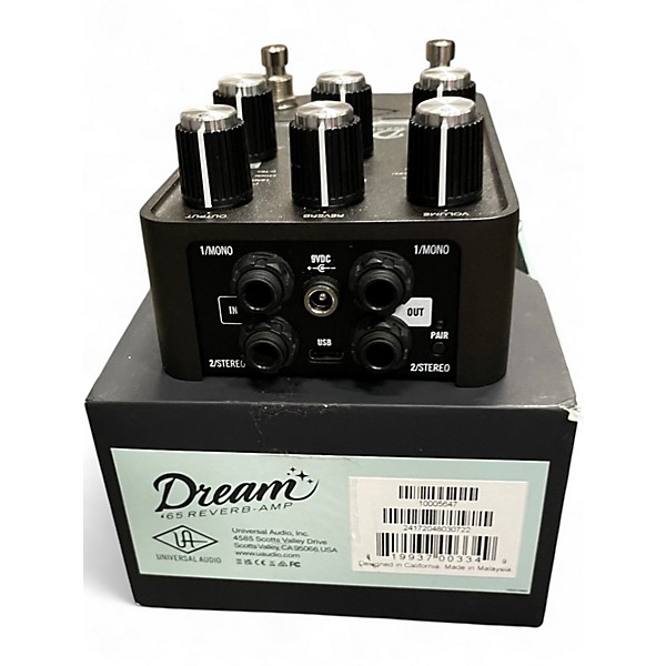 Used Universal Audio UAFX Dream '65 Reverb Amp Guitar Preamp