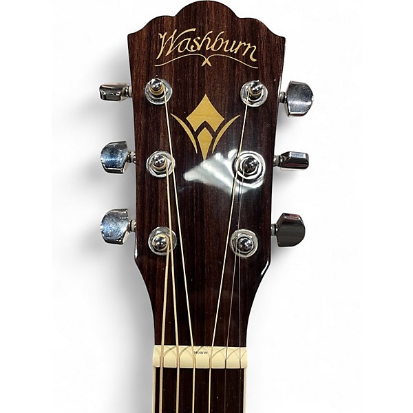 Used Washburn HD10SCE-0 Natural Acoustic Guitar