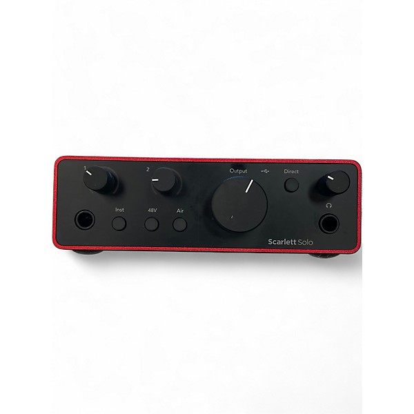 Used Focusrite Scarlett Solo Gen 4 Audio Interface