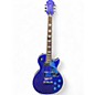 Used 2020 Epiphone Tommy Thayer Les Paul Standard Electric Blue Silver Sparkle Solid Body Electric Guitar thumbnail