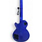 Used 2020 Epiphone Tommy Thayer Les Paul Standard Electric Blue Silver Sparkle Solid Body Electric Guitar