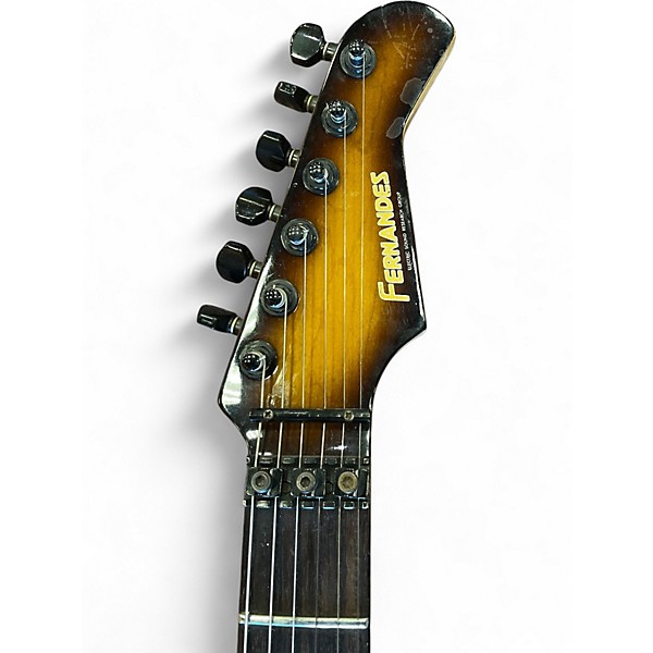 Used 1980s Fernandes FR65 REVOLVER Tobacco Sunburst Solid Body Electric Guitar