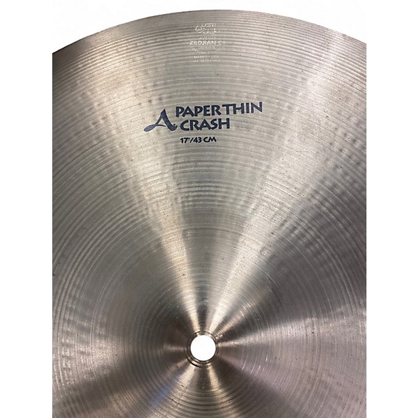 Used Zildjian 17in A Series Paper Thin Cymbal