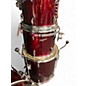Used Rogers 4 Piece Starlighter Candy Apple Red Drum Kit