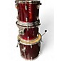 Used Rogers 4 Piece Starlighter Candy Apple Red Drum Kit