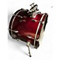 Used Rogers 4 Piece Starlighter Candy Apple Red Drum Kit