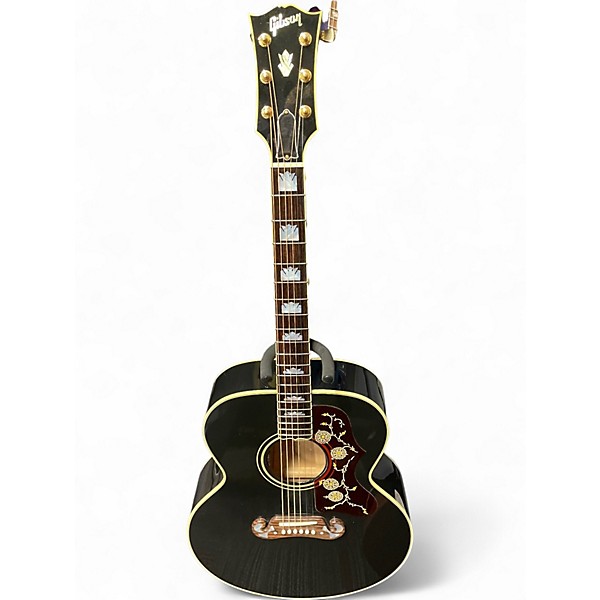 Used Gibson ELVIS SJ200 Ebony Acoustic Electric Guitar