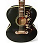 Used Gibson ELVIS SJ200 Ebony Acoustic Electric Guitar