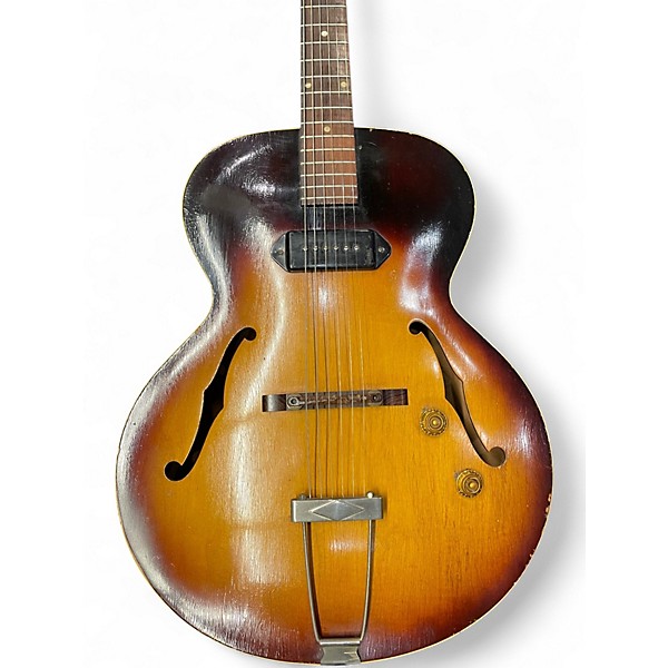 Vintage 1957 Gibson ES125 2 Color Sunburst Hollow Body Electric Guitar