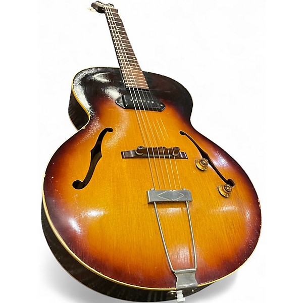 Vintage 1957 Gibson ES125 2 Color Sunburst Hollow Body Electric Guitar