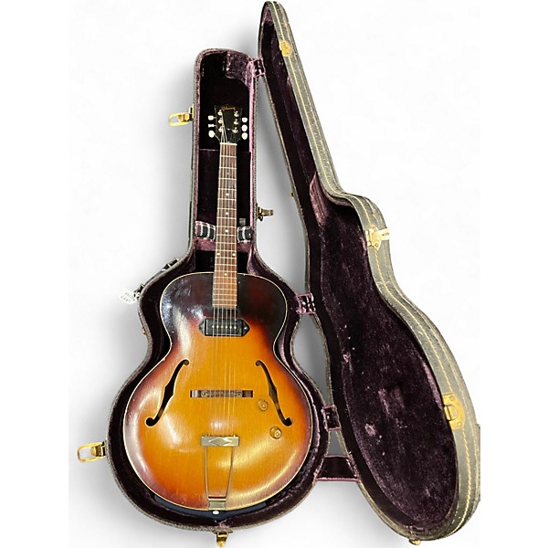 Vintage 1957 Gibson ES125 2 Color Sunburst Hollow Body Electric Guitar