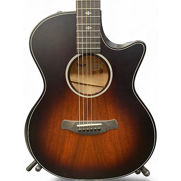 Used Taylor 324CE Builders Edition Natural Acoustic Electric Guitar