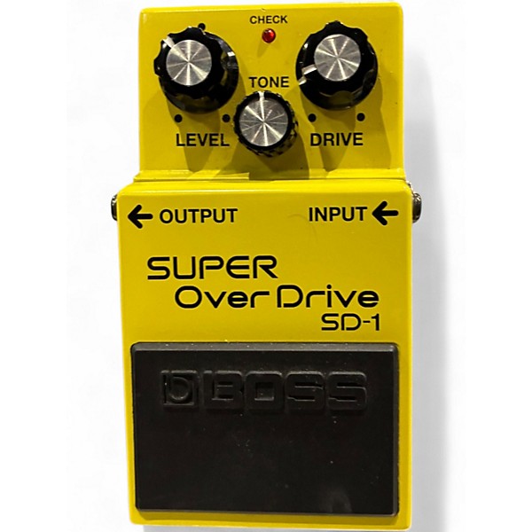 Used BOSS SD1 Super Overdrive Effect Pedal