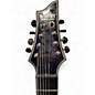Used Schecter Guitar Research Hellraiser C8 Trans Black Solid Body Electric Guitar