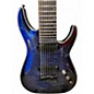 Used Schecter Guitar Research Hellraiser C8 Trans Black Solid Body Electric Guitar