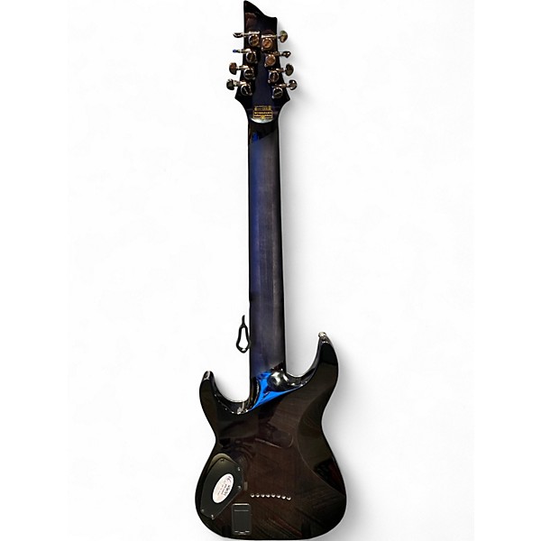 Used Schecter Guitar Research Hellraiser C8 Trans Black Solid Body Electric Guitar