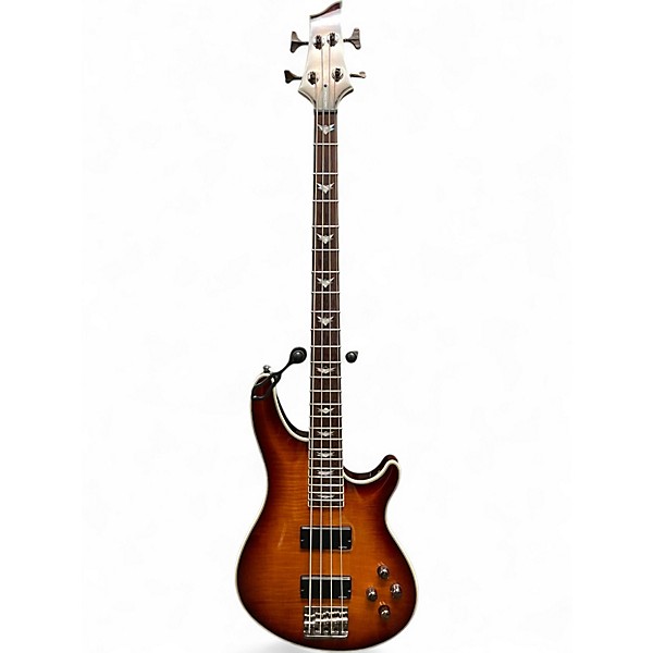 Used Schecter Guitar Research Omen Extreme 4 String 2 Color Sunburst Electric Bass Guitar