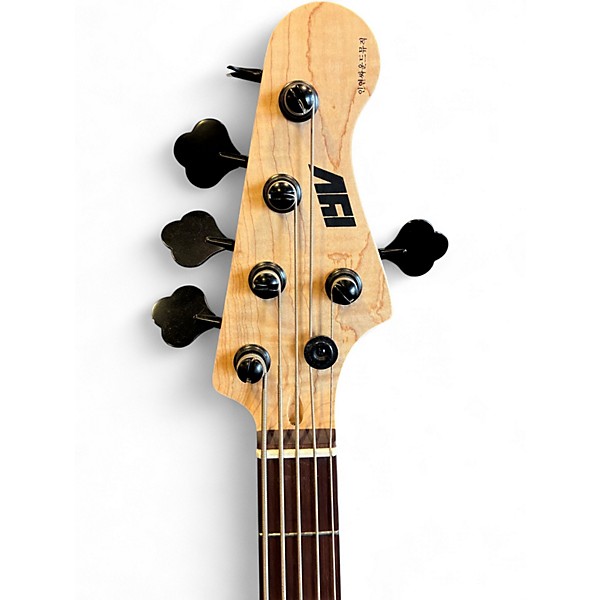 Used Iyv 5 STRING BASS Natural Electric Bass Guitar