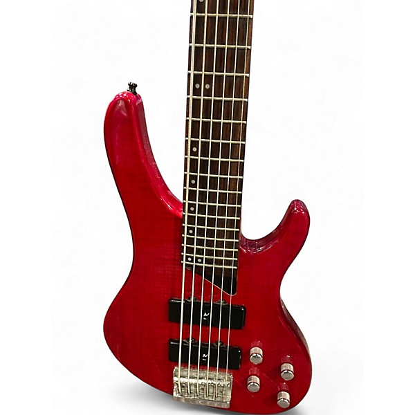 Used Washburn XB-600 Red Electric Bass Guitar