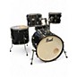 Used Pearl 5 Piece Road Show Black Drum Kit thumbnail