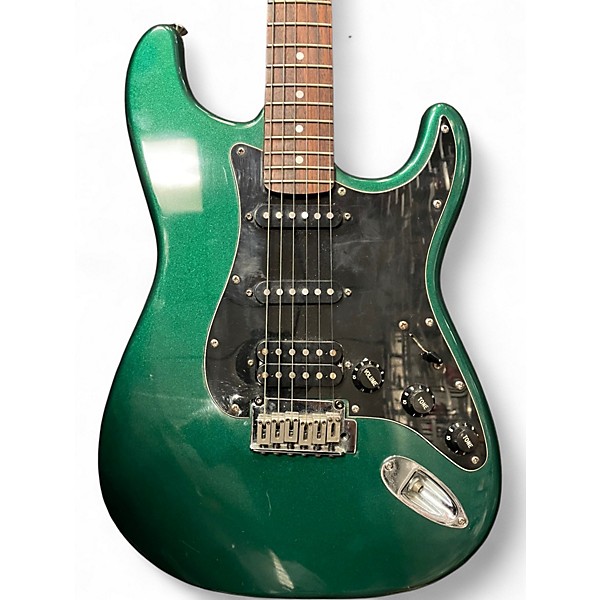 Used Squier Standard Stratocaster Emerald Green Solid Body Electric Guitar