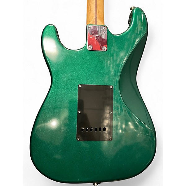 Used Squier Standard Stratocaster Emerald Green Solid Body Electric Guitar