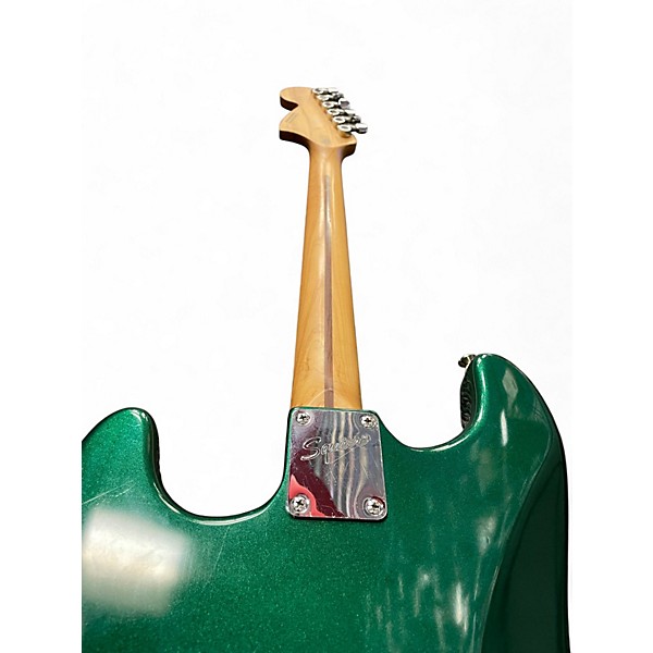 Used Squier Standard Stratocaster Emerald Green Solid Body Electric Guitar