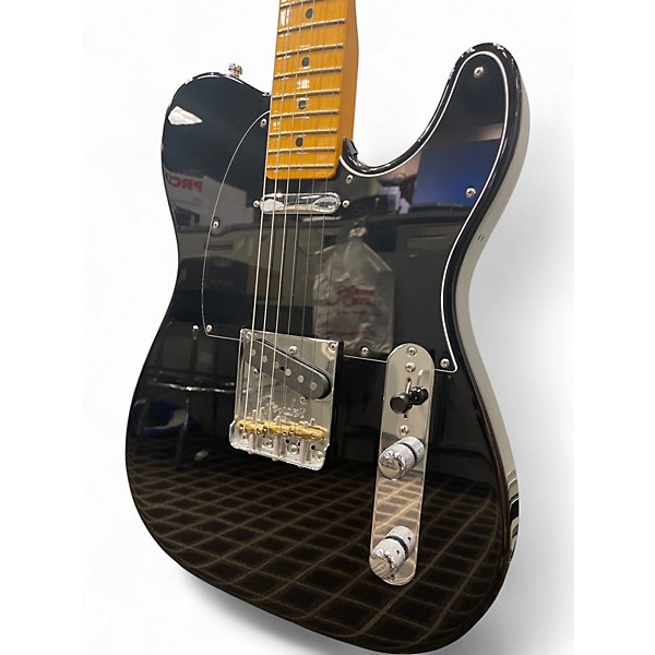 Used 2021 Fender American Professional II Telecaster Black Solid Body Electric Guitar