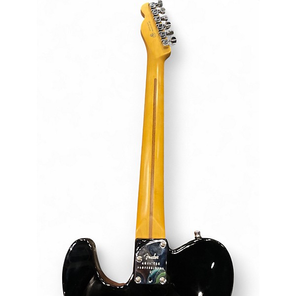 Used 2021 Fender American Professional II Telecaster Black Solid Body Electric Guitar
