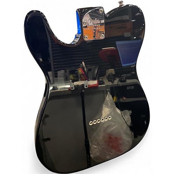 Used 2021 Fender American Professional II Telecaster Black Solid Body Electric Guitar