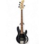 Used Sterling by Music Man STING RAY 34 Black Electric Bass Guitar thumbnail