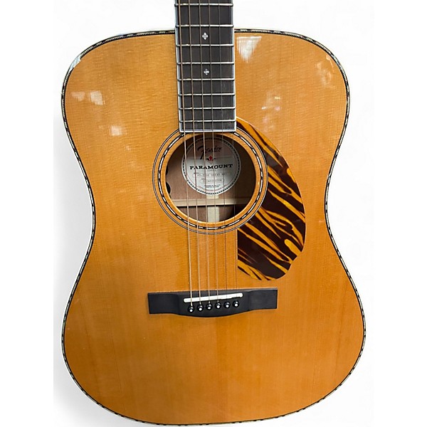 Used Fender PD220E DREAD NAT Natural Acoustic Electric Guitar