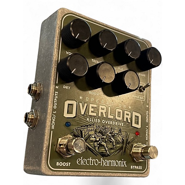 Used Electro-Harmonix OPERATION OVERLORD OVERDRIVE Effect Pedal