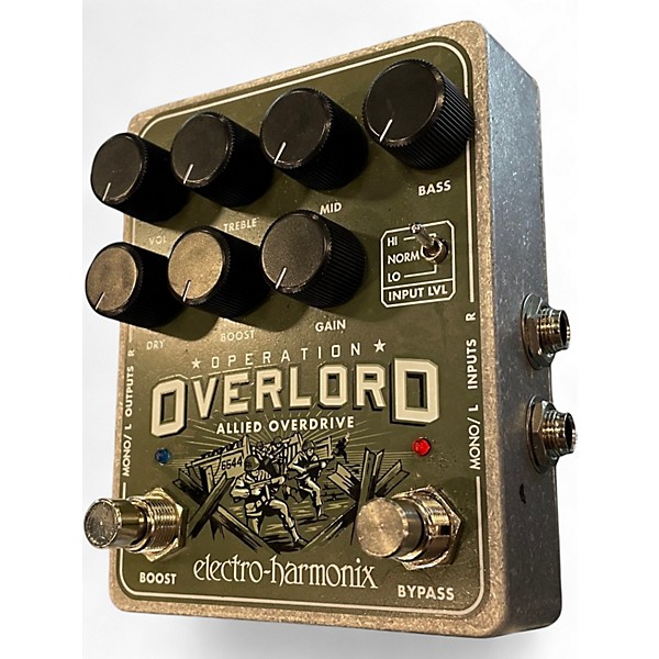 Used Electro-Harmonix OPERATION OVERLORD OVERDRIVE Effect Pedal