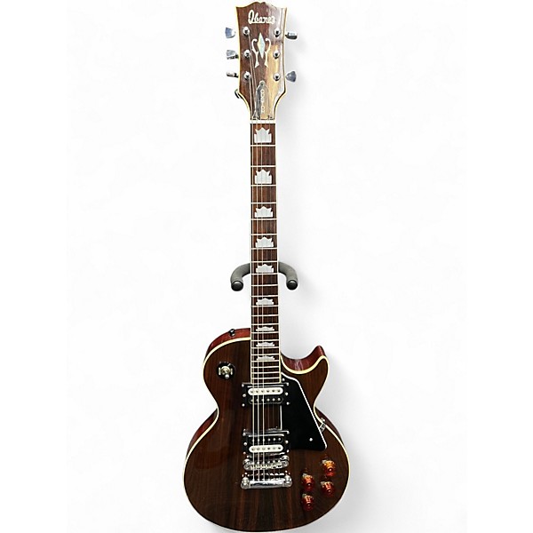 Used Ibanez Single Cut Walnut Solid Body Electric Guitar