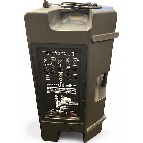 Used Harbinger VARI V3412 Powered Speaker