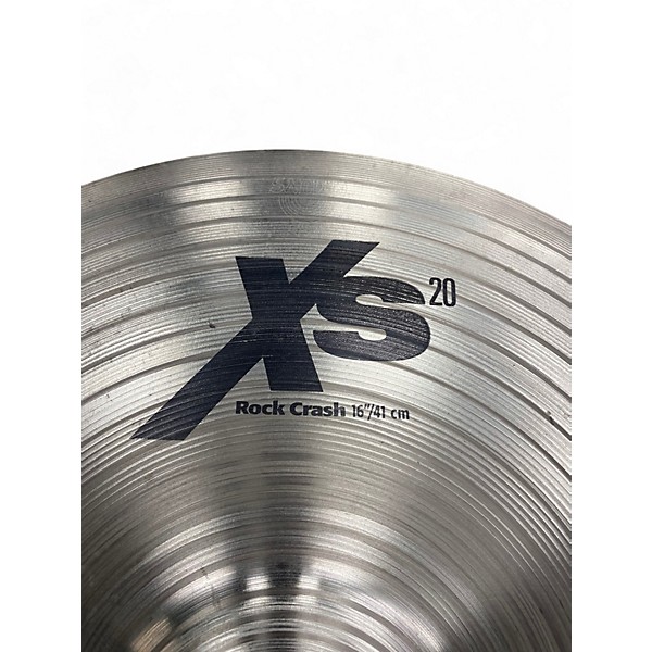 Used SABIAN 16in XS20 Rock Crash Brilliant Cymbal