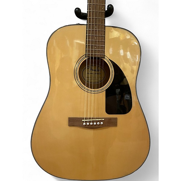 Used Fender CD60 Dreadnought Natural Acoustic Guitar