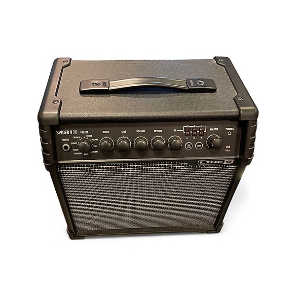 Used Line 6 Spider V 20 Guitar Combo Amp