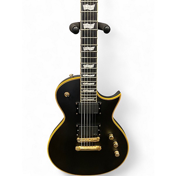 Used ESP LTD EC1000 Deluxe Satin Black Solid Body Electric Guitar