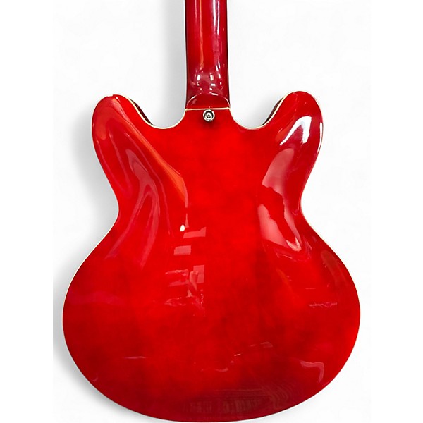 Used Grote GR35 Wine Red Hollow Body Electric Guitar