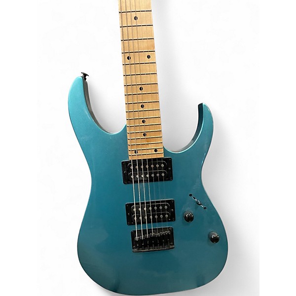 Used Ibanez GRG121SP Ice Blue Metallic Solid Body Electric Guitar